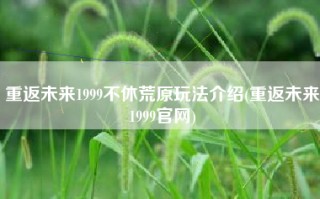 重返未来1999不休荒原玩法介绍(重返未来1999官网)