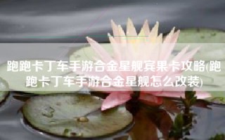 跑跑卡丁车手游合金星舰宾果卡攻略(跑跑卡丁车手游合金星舰怎么改装)