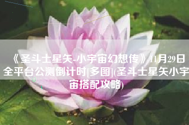 《圣斗士星矢-小宇宙幻想传》11月29日全平台公测倒计时[多图](圣斗士星矢小宇宙搭配攻略)