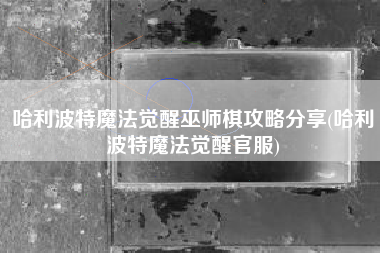 哈利波特魔法觉醒巫师棋攻略分享(哈利波特魔法觉醒官服)