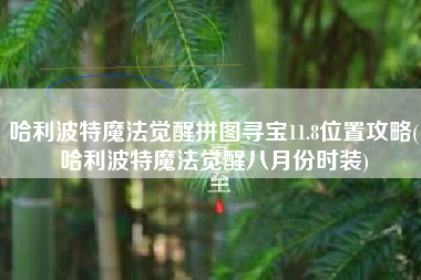 哈利波特魔法觉醒拼图寻宝11.8位置攻略(哈利波特魔法觉醒八月份时装)