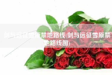剑与远征雪原禁地路线(剑与远征雪原禁地路线图)