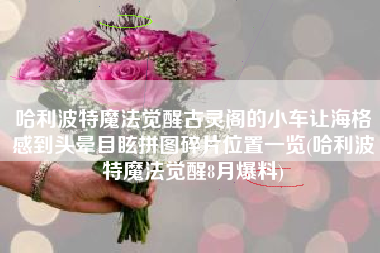 哈利波特魔法觉醒古灵阁的小车让海格感到头晕目眩拼图碎片位置一览(哈利波特魔法觉醒8月爆料)