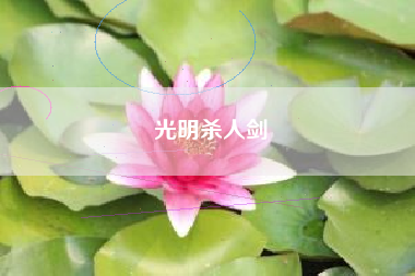 光明杀人剑
