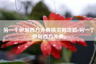 另一个伊甸西方外典精灵殿攻略(另一个伊甸西方外典)