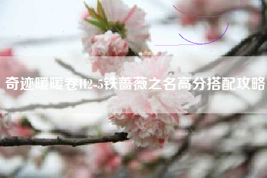 奇迹暖暖卷II2-5铁蔷薇之名高分搭配攻略