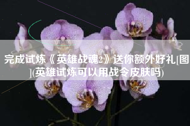 完成试炼《英雄战魂2》送你额外好礼[图](英雄试炼可以用战令皮肤吗)