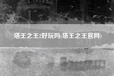 塔王之王2好玩吗(塔王之王官网)