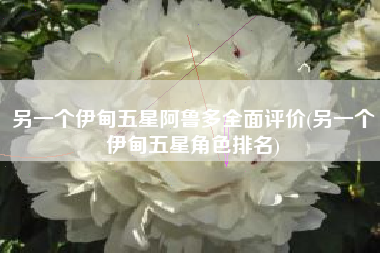 另一个伊甸五星阿鲁多全面评价(另一个伊甸五星角色排名)