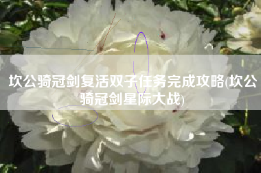 坎公骑冠剑复活双子任务完成攻略(坎公骑冠剑星际大战)
