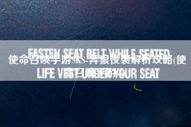 使命召唤手游SKS-奔狼夜袭解析攻略(使命召唤手游sks)