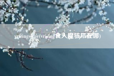 vrisingsiege(vrising食人魔骇爪在哪)