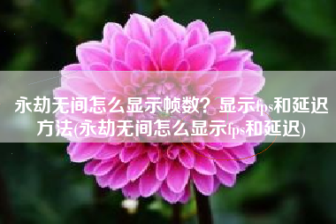 永劫无间怎么显示帧数？显示fps和延迟方法(永劫无间怎么显示fps和延迟)