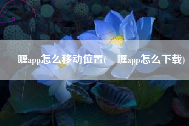 啫喱app怎么移动位置(啫喱app怎么下载)