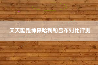 天天酷跑神探哈利和吕布对比评测