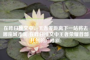 在昨日推文中，王者零距离下一站将去哪座城市呢(在昨日推文中王者荣耀首部共创的广播剧)