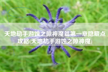 天地劫手游蚀之隙神魔篇第一章隐藏点攻略(天地劫手游蚀之隙神魔)