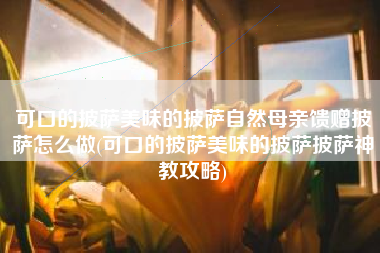 可口的披萨美味的披萨自然母亲馈赠披萨怎么做(可口的披萨美味的披萨披萨神教攻略)