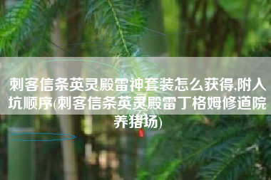 刺客信条英灵殿雷神套装怎么获得,附入坑顺序(刺客信条英灵殿雷丁格姆修道院养猪场)