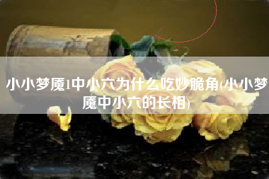 小小梦魇1中小六为什么吃妙脆角(小小梦魇中小六的长相)