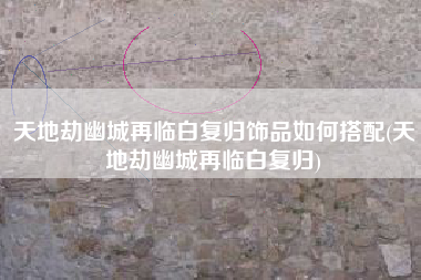 天地劫幽城再临白复归饰品如何搭配(天地劫幽城再临白复归)