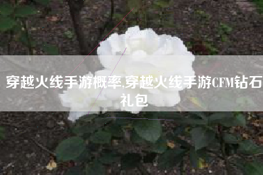 穿越火线手游概率,穿越火线手游CFM钻石礼包