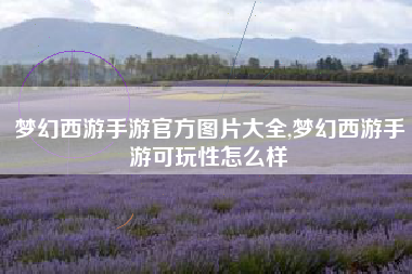 梦幻西游手游官方图片大全,梦幻西游手游可玩性怎么样