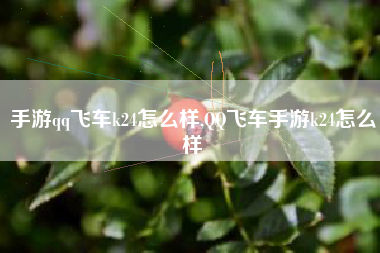 手游qq飞车k24怎么样,QQ飞车手游k24怎么样