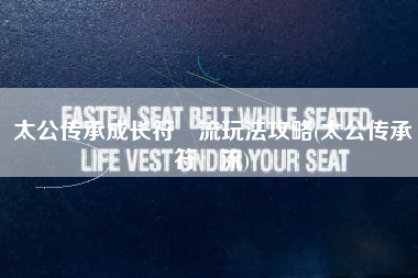 太公传承成长符箓流玩法攻略(太公传承符箓流)