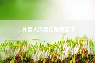 外星人风暴金刚厉害吗