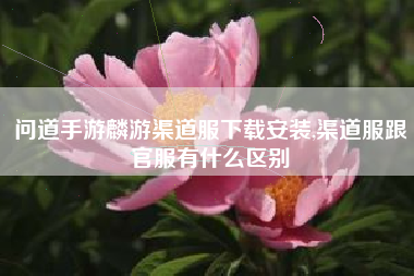 问道手游麟游渠道服下载安装,渠道服跟官服有什么区别
