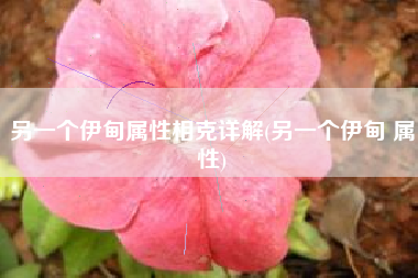 另一个伊甸属性相克详解(另一个伊甸 属性)