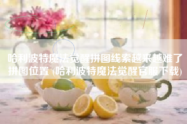 哈利波特魔法觉醒拼图线索越来越难了拼图位置 (哈利波特魔法觉醒官服下载)