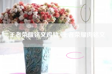 王者荣耀铭文鸡肋_王者荣耀肉铭文