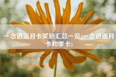 一念逍遥月卡奖励汇总一览(一念逍遥月卡和季卡)