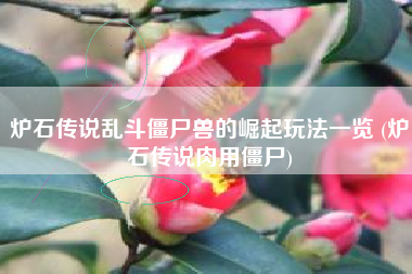 炉石传说乱斗僵尸兽的崛起玩法一览 (炉石传说肉用僵尸)