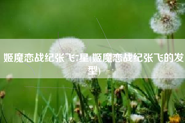 姬魔恋战纪张飞7星(姬魔恋战纪张飞的发型)
