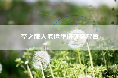空之旅人厄运堕塔阵容配置