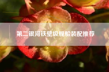 第二银河铁壁级舰船装配推荐