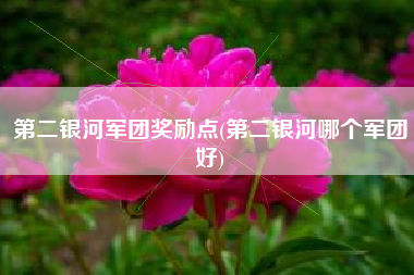第二银河军团奖励点(第二银河哪个军团好)