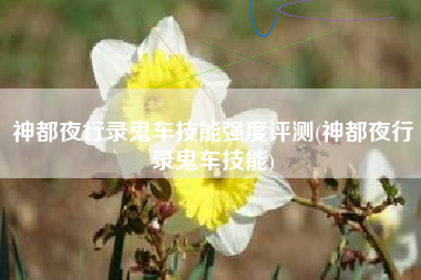 神都夜行录鬼车技能强度评测(神都夜行录鬼车技能)