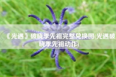 《光遇》破晓季先祖完整兑换图(光遇破晓季先祖动作)