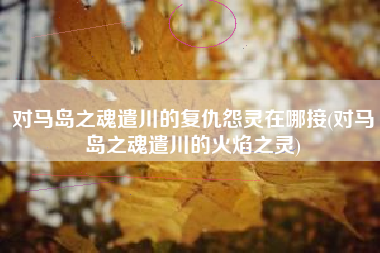 对马岛之魂遣川的复仇怨灵在哪接(对马岛之魂遣川的火焰之灵)