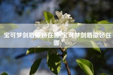 宝可梦剑盾撒娇在哪(宝可梦剑盾撒娇在哪) 宝可梦剑盾撒娇在哪(宝可梦剑盾撒娇在哪)