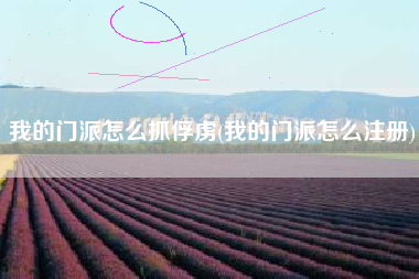 我的门派怎么抓俘虏(我的门派怎么注册)