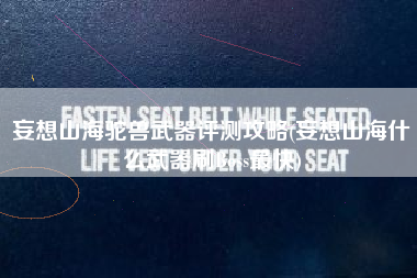 妄想山海驼兽武器评测攻略(妄想山海什么武器刷Boss最快)