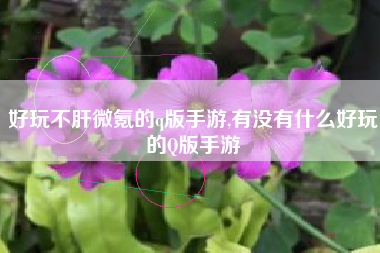 好玩不肝微氪的q版手游,有没有什么好玩的Q版手游
