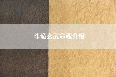 斗诡玄武命魂介绍