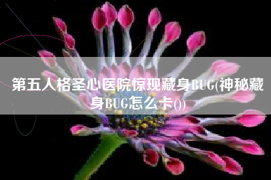 第五人格圣心医院惊现藏身BUG(神秘藏身BUG怎么卡())