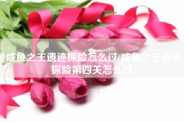 咸鱼之王遗迹探险怎么过(咸鱼之王遗迹探险第四关怎么过)